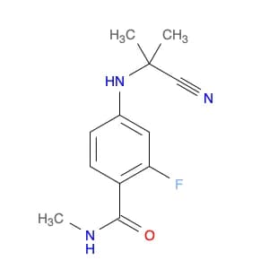 Benzamide, 4-[(1-cyano-1-methylethyl)amino]-2-fluoro-n-methyl-