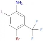 4-Bromo-2-iodo-5-(trifluoromethyl)aniline