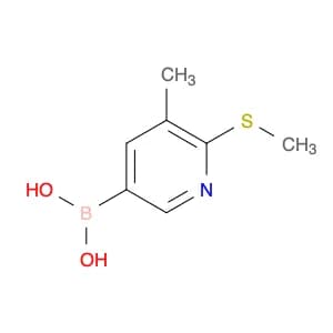5-Methyl-6-(methylthio)pyridin-3-ylboronic acid