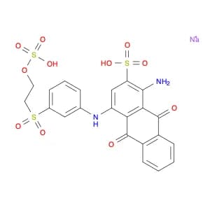 2-Anthracenesulfonic acid,1-amino-9,10-dihydro-9,10-dioxo-4-[[3-[[2-(sulfooxy)ethyl]sulfonyl]pheny…