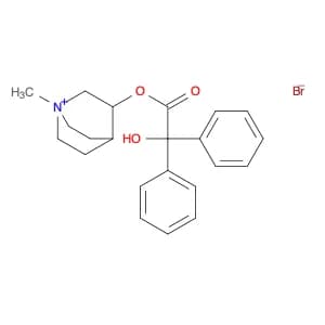 1-Azoniabicyclo[2.2.2]octane, 3-[(hydroxydiphenylacetyl)oxy]-1-methyl-,bromide