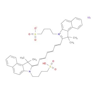 1H-Benz[e]indolium,2-[7-[1,3-dihydro-1,1-dimethyl-3-(4-sulfobutyl)-2H-benz[e]indol-2-ylidene]-1,3,…