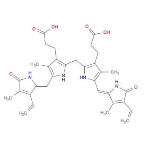 21H-Biline-8,12-dipropanoic acid,2,17-diethenyl-1,10,19,22,23,24-hexahydro-3,7,13,18-tetramethyl-1…