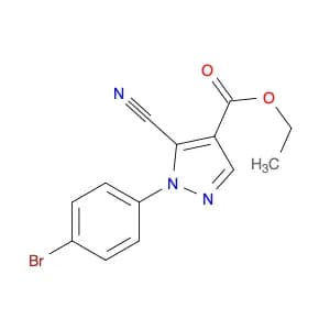 Ethyl 1-(4-Bromophenyl)-5-Cyano-1H-Pyrazole-4-Carboxylate