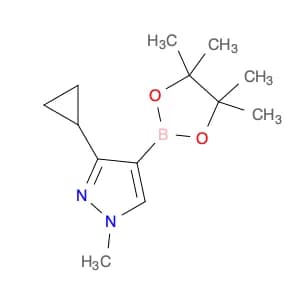 3-Cyclopropyl-1-methyl-4-(4,4,5,5-tetramethyl-1,3,2-dioxaborolan-2-yl)-1H-pyrazole