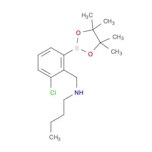 2-(N-Butylaminomethyl)-3-chlorophenylboronic acid, pinacol ester