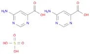 6-Aminopyrimidine-4-carboxylic acid compound with sulfuric acid (2:1)