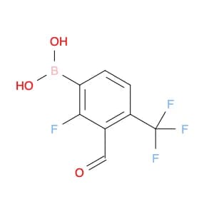 (2-fluoro-3-formyl-4-(trifluoromethyl)phenyl)boronicacid