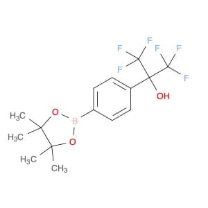1,1,1,3,3,3-Hexafluoro-2-(4-(4,4,5,5-tetramethyl-1,3,2-dioxaborolan-2-yl)phenyl)propan-2-ol