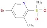 Pyridine, 5-bromo-3-methyl-2-(methylsulfonyl)-