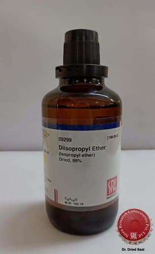 Diisopropylether Dried, 99%, water 0.0025%