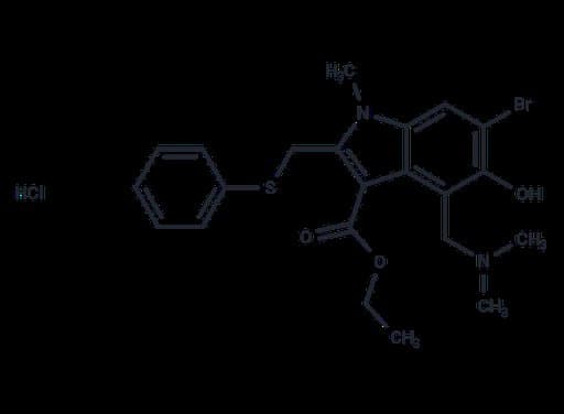 Umifenovir hydrochloride