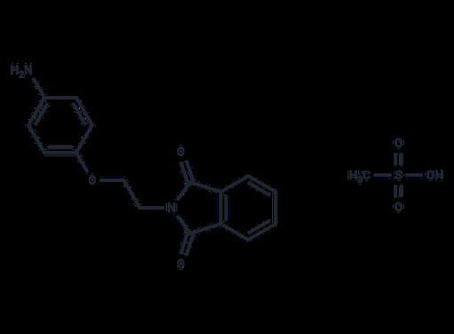 Phthalimide, N-(2-(p-aminophenoxy)ethyl)-, methanesulfonate