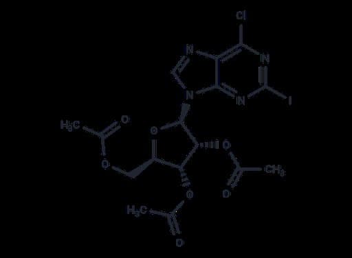 6-Chloro-2-iodo-9-(2,3,5-tri-O-acetyl)-β-D-ribofuranosyl-9H-purine