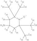 4-Amino-2,2,6,6-tetramethylpiperidine-d17; 1-15N-1-oxyl