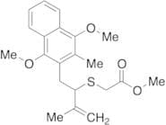 2-[[1-[(1,4-Dimethoxy-3-methyl-2-naphthalenyl)methyl]-2-methyl-2-propen-1-yl]thio]-acetic Acid Met…