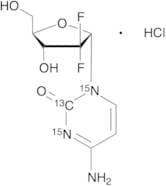 1’-Epi Gemcitabine-13C,15N2 Hydrochloride