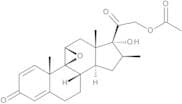9β,11β-Epoxy-17,21-dihydroxy-16β-methylpregna-1,4-diene-3,20-dione 21-Acetate