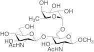Methyl 2-Acetamido-4-O-(2-acetamido-2-deoxy-b-D-gluco- pyranosyl)-2-deoxy-6-O-(a-L-fucopyranosyl)-…