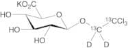 Trichloroethyl-13C2,d2 β-D-Glucuronide Potassium Salt