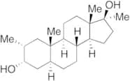 (2α,3α,5α,17β)-2,17-Dimethylandrostane-3,17-diol