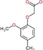 (2-methoxy-4-methylphenoxy)acetate