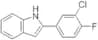 2-(3-Chloro-4-fluorophenyl)indole