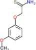 2-(3-methoxyphenoxy)ethanethioamide