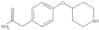 4-(4-Piperidinyloxy)benzeneacetamide