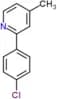 2-(4-chlorophenyl)-4-methylpyridine