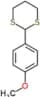 2-(4-Methoxyphenyl)-1,3-dithiane