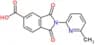 2-(6-methylpyridin-2-yl)-1,3-dioxo-2,3-dihydro-1H-isoindole-5-carboxylic acid