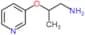 2-(pyridin-3-yloxy)propan-1-amine