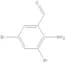 2-Amino-3,5-dibromobenzaldehyde