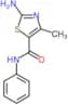 2-amino-4-methyl-N-phenyl-1,3-thiazole-5-carboxamide