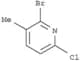 Pyridine,2-bromo-6-chloro-3-methyl-