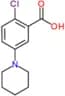 2-chloro-5-(1-piperidyl)benzoic acid