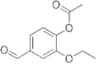 4-Acetoxy-3-ethoxybenzaldehyde