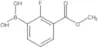 1-Methyl 3-borono-2-fluorobenzoate