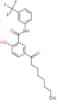 2-hydroxy-5-octanoyl-N-[3-(trifluoromethyl)phenyl]benzamide