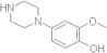 2-Methoxy-4-(piperazin-1-yl)phenol