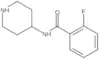 2-Fluoro-N-4-piperidinylbenzamide