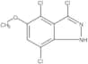 3,4,7-Trichloro-5-methoxy-1H-indazole