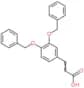 3-[3,4-Bis(phenylmethoxy)phenyl]-2-propenoic acid