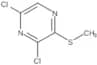 Pyrazine, 3,5-dichloro-2-(methylthio)-
