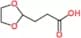 3-(1,3-dioxolan-2-yl)propanoic acid