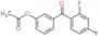 [3-(Acetyloxy)phenyl](2,4-difluorophenyl)methanone