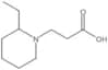 2-Ethyl-1-piperidinepropanoic acid