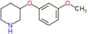 3-(3-Methoxyphenoxy)piperidine