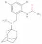 N-[2,4-Dibromo-6-[(methyltricyclo[3.3.1.13,7]dec-1-ylamino)methyl]phenyl]acetamide